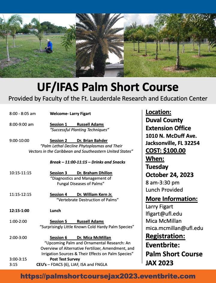 UF/IFAS Palm Short Course